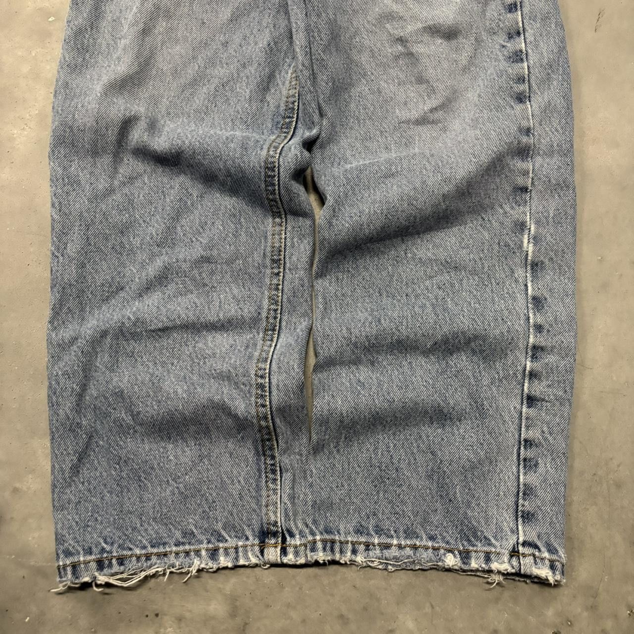 Japanese Brand × Vintage Crazy Vintage Y2K/2000s Grunge Light Wash Distressed Denim Jeans! Size US 28 / EU 44 - 6 Thumbnail
