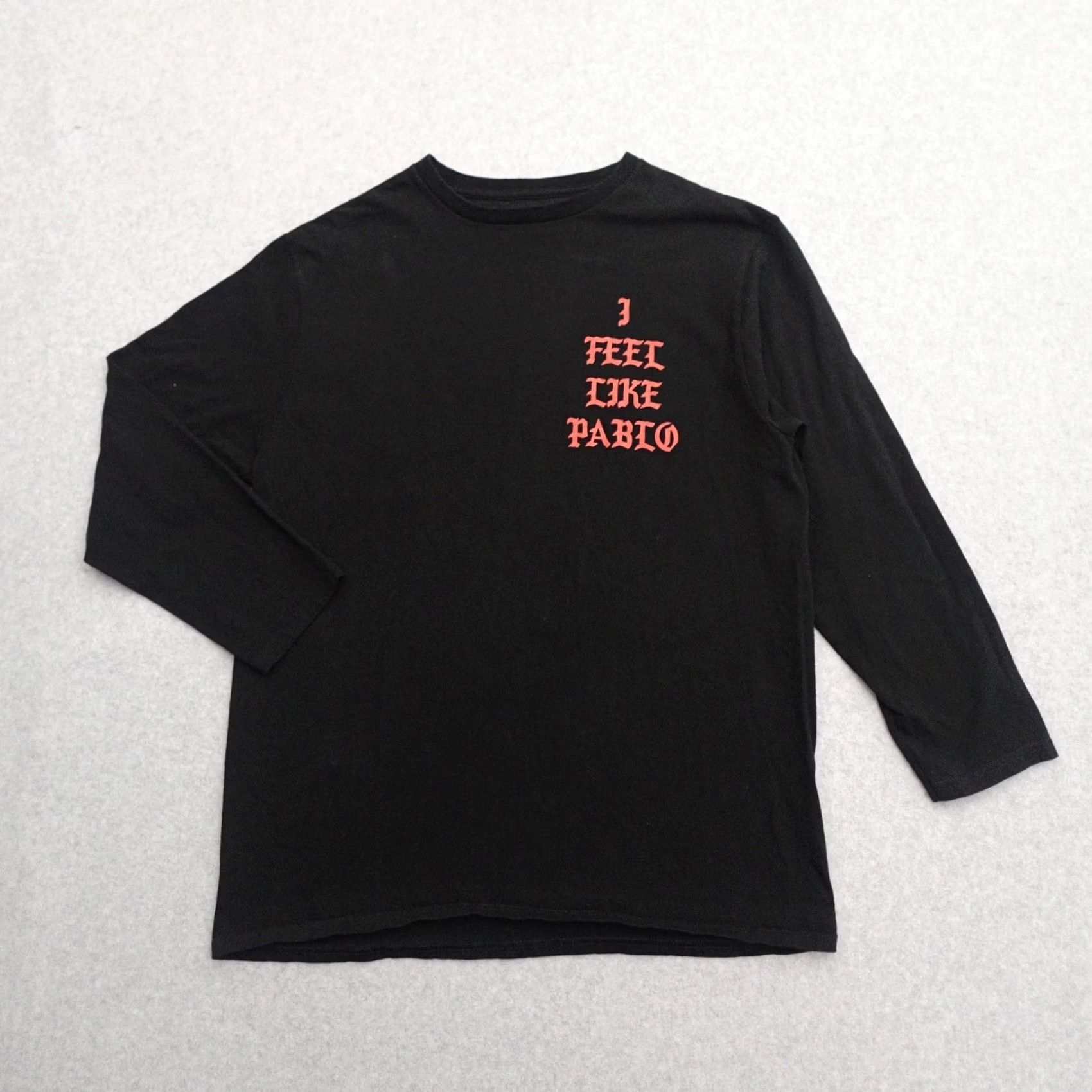 Vintage Kanye West I Feel Like Pablo Shirt Adult Medium Longsleeve Black Size US M / EU 48-50 / 2 - 2 Thumbnail