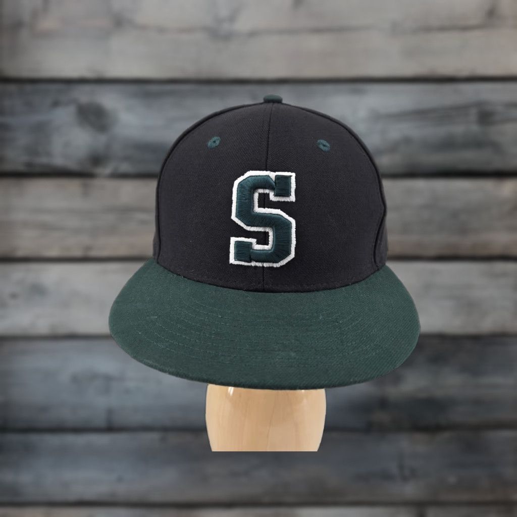 Vintage Shelton State Bucs Hat Cap Fitted 7 3/8 Tuscaloosa Alabama College Baseball Cap Mens Black Richardson Size ONE SIZE - 1 Thumbnail