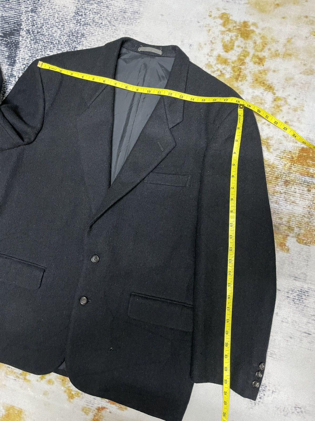 Comme des Garcons Vintage Comme Des Garcons Homme Wool Blazer Jacket Size US M / EU 48-50 / 2 - 11 Thumbnail