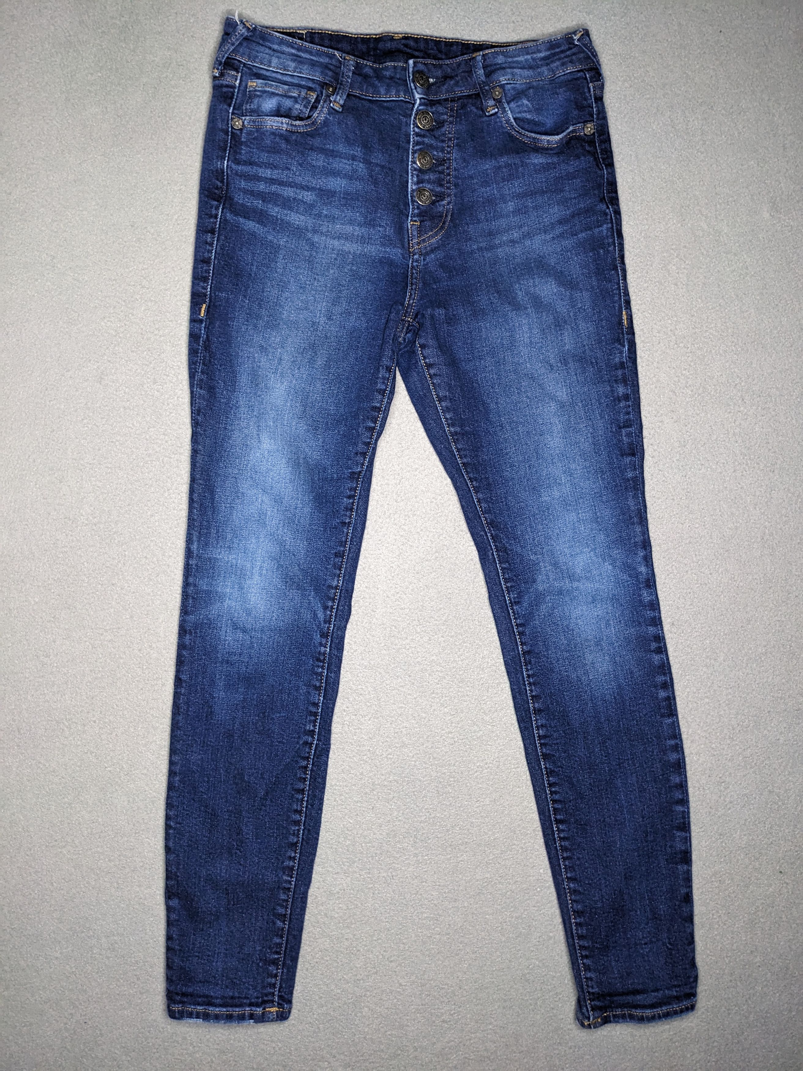 True Religion True Religion Womens Halle Skinny Jeans 28x28 Button Fly Y2K Size 28" / US 6 / IT 42 - 1 Thumbnail