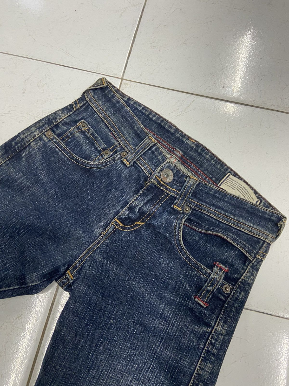 Edwin EDWIN 503 BLUE TRIP SKINNY DENIM JEANS Size US 26 / EU 42 - 4 Thumbnail