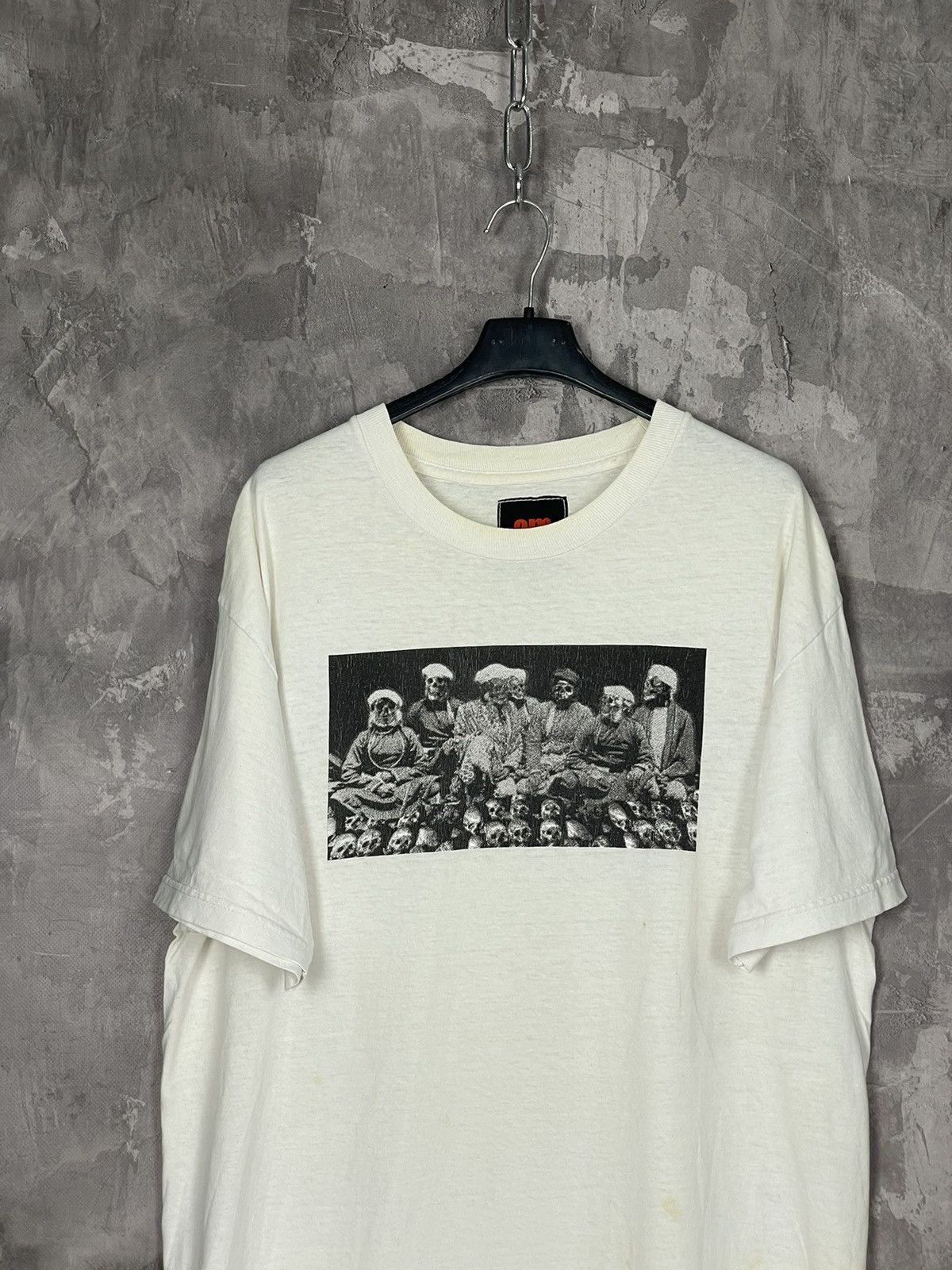 Vintage Skull Y2K Distressed Punk Metal Skull Logo Trashed T shirt Size US L / EU 52-54 / 3 - 2 Thumbnail