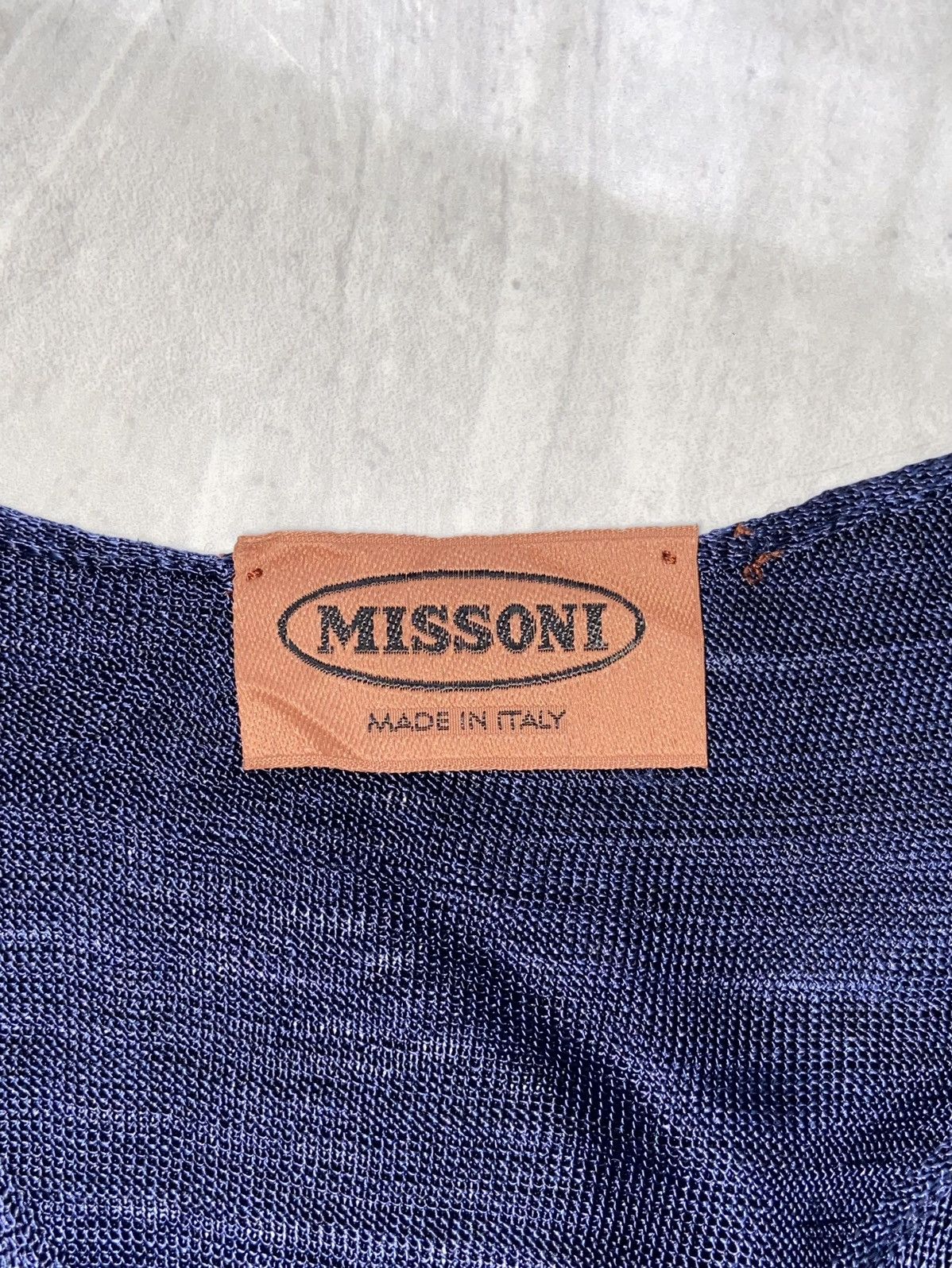 Missoni MISSONI Sleeveless T-shirt Size US XS / EU 42 / 0 - 11 Thumbnail