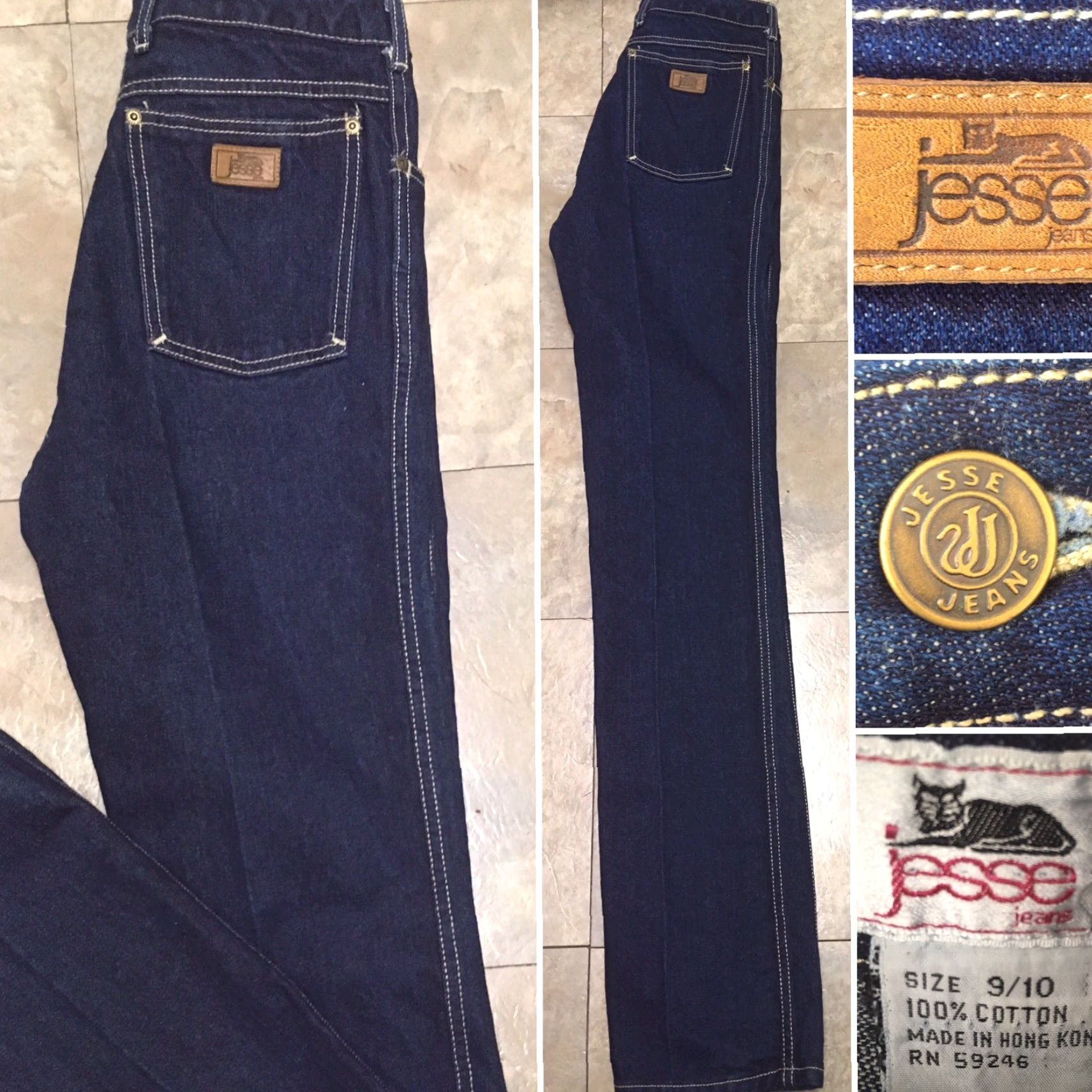 Vintage VINTAGE Jesse Jeans High Waist 70s 80s Denim Jeans 27" Waist 35" Inseam Boys Mens Womens Girls Size 30" / US 8 / IT 44 - 2 Thumbnail