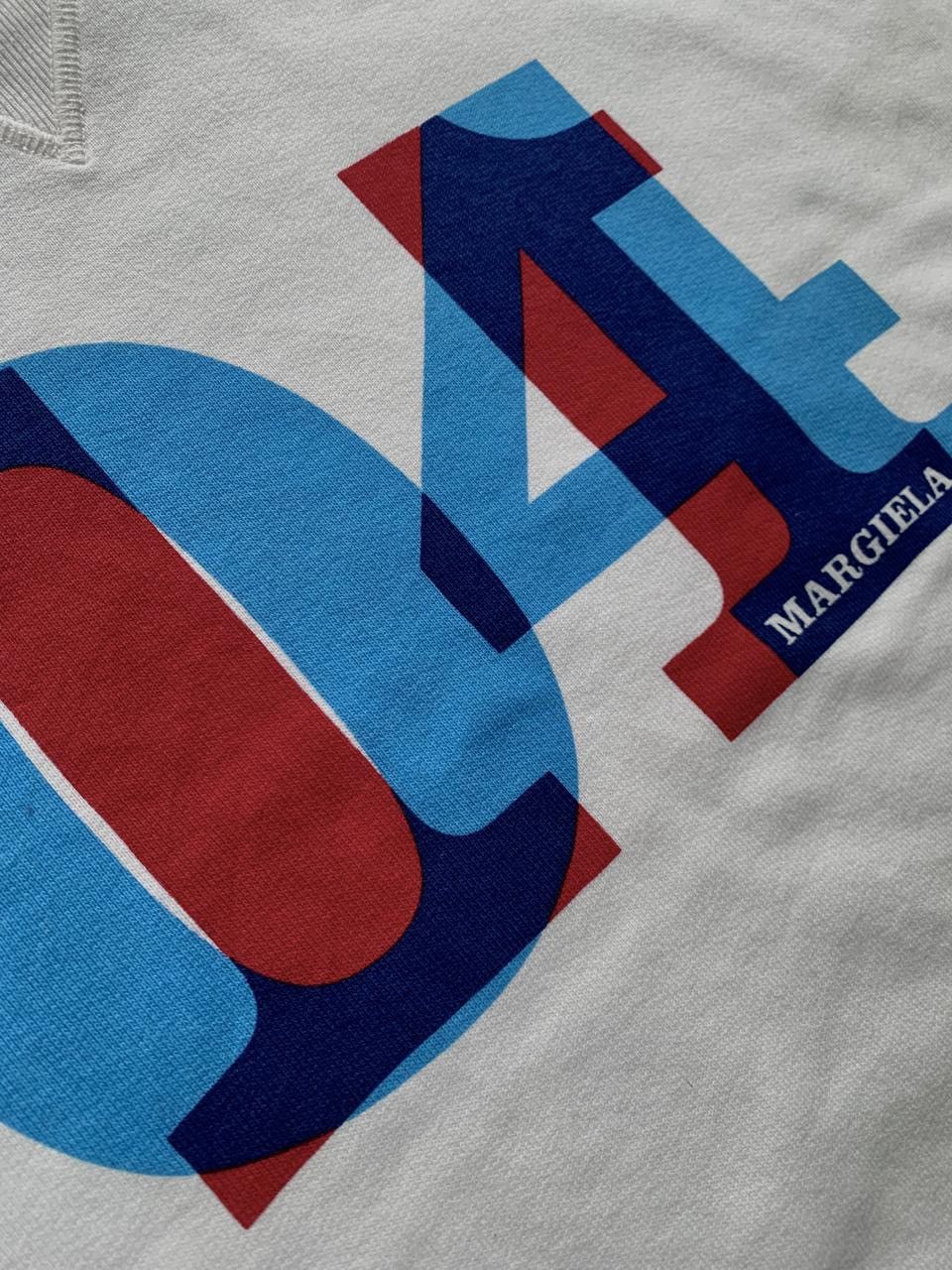Maison Margiela FREE TAX! 3D Number Logo Oversized Crewneck Size US XL / EU 56 / 4 - 5 Thumbnail