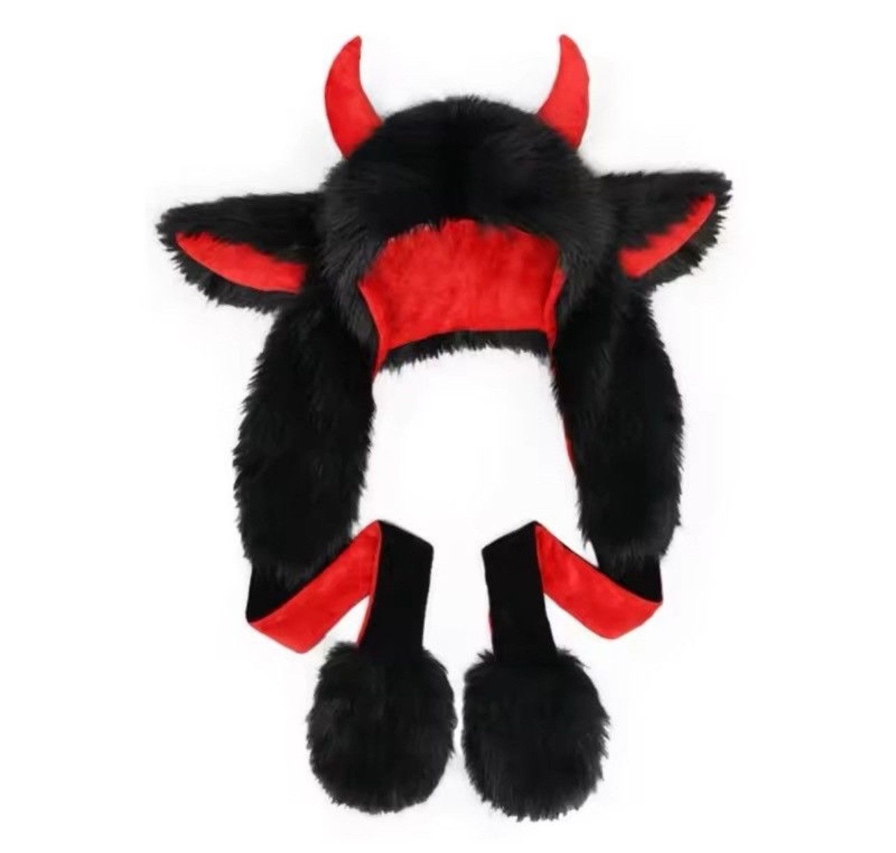 Japanese Brand Animal Yak Ear Hooded Winter Faux Fur Hat Size ONE SIZE - 5 Thumbnail