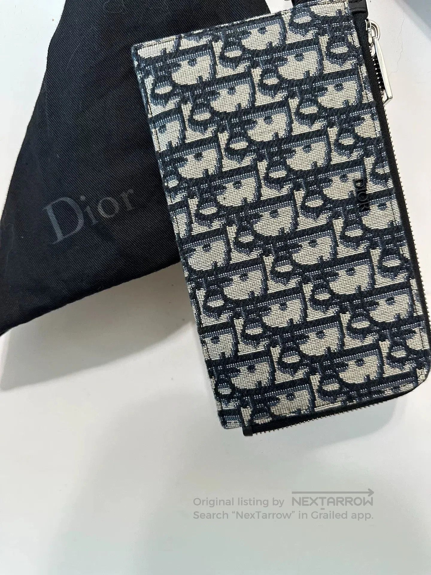 Dior Dior Oblique Canvas Zip Pouch Wallet. Size ONE SIZE - 2 Thumbnail