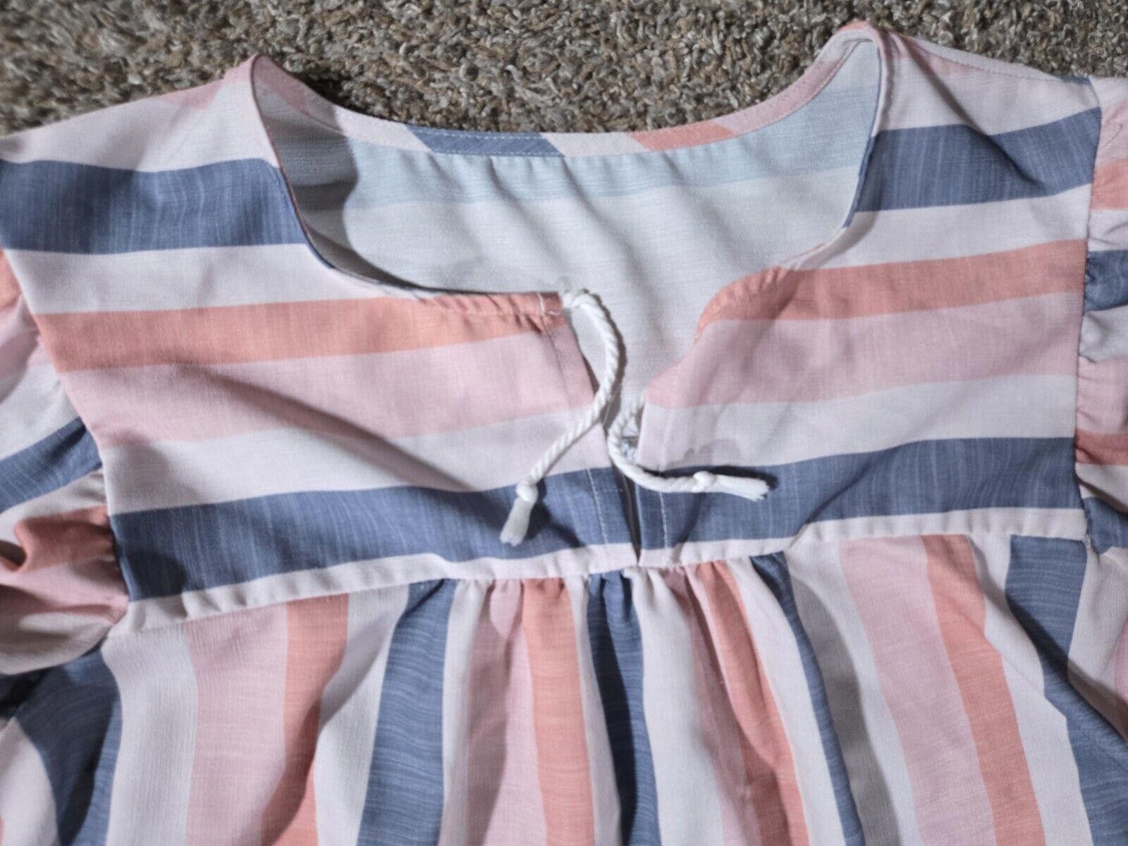 Designer Womens Multi-colored Striped Blouse Size Large Size L / US 10 / IT 46 - 4 Thumbnail