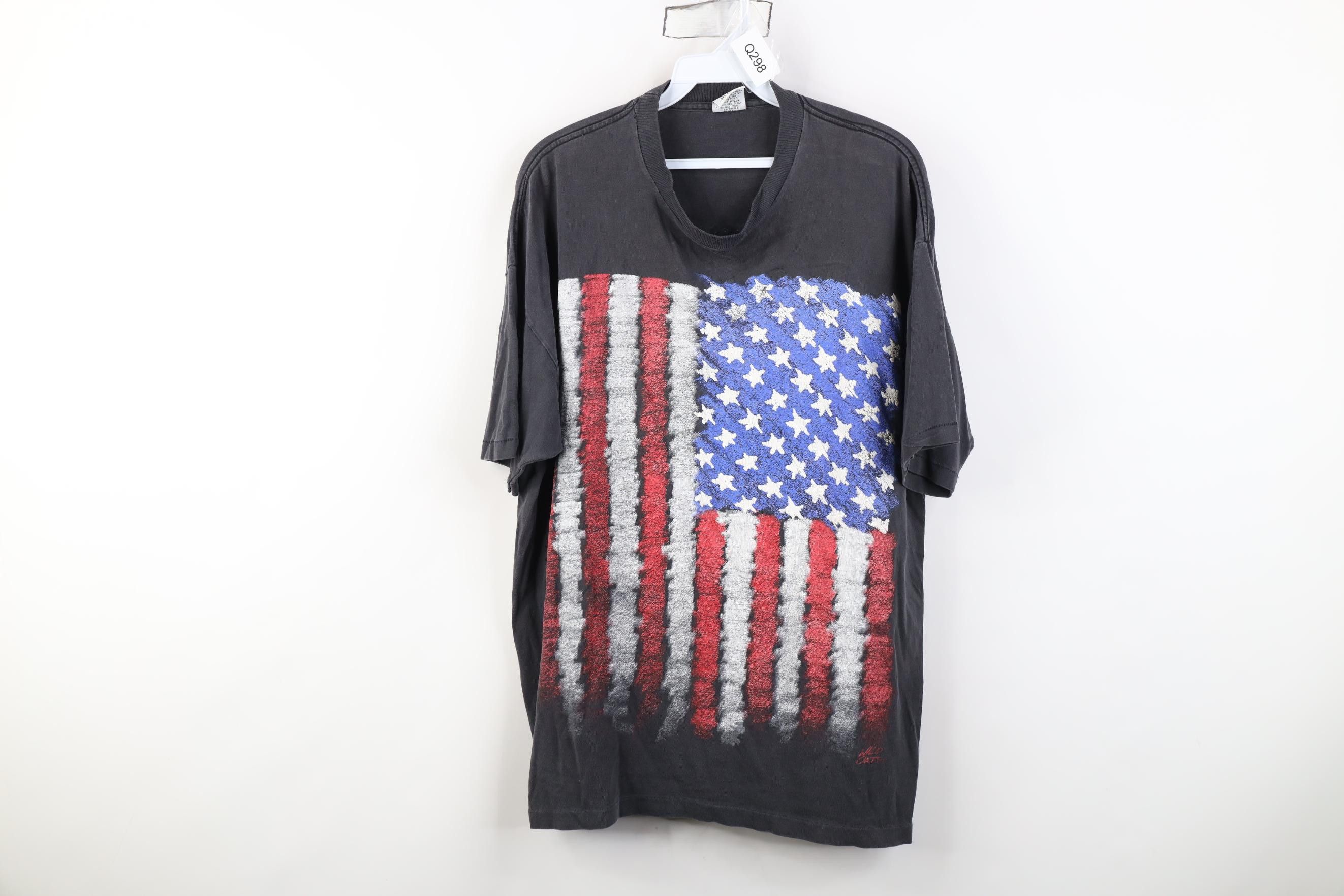 Vintage Vintage 90s Streetwear Short Sleeve T-Shirt Black USA Size US XL / EU 56 / 4 - 1 Thumbnail
