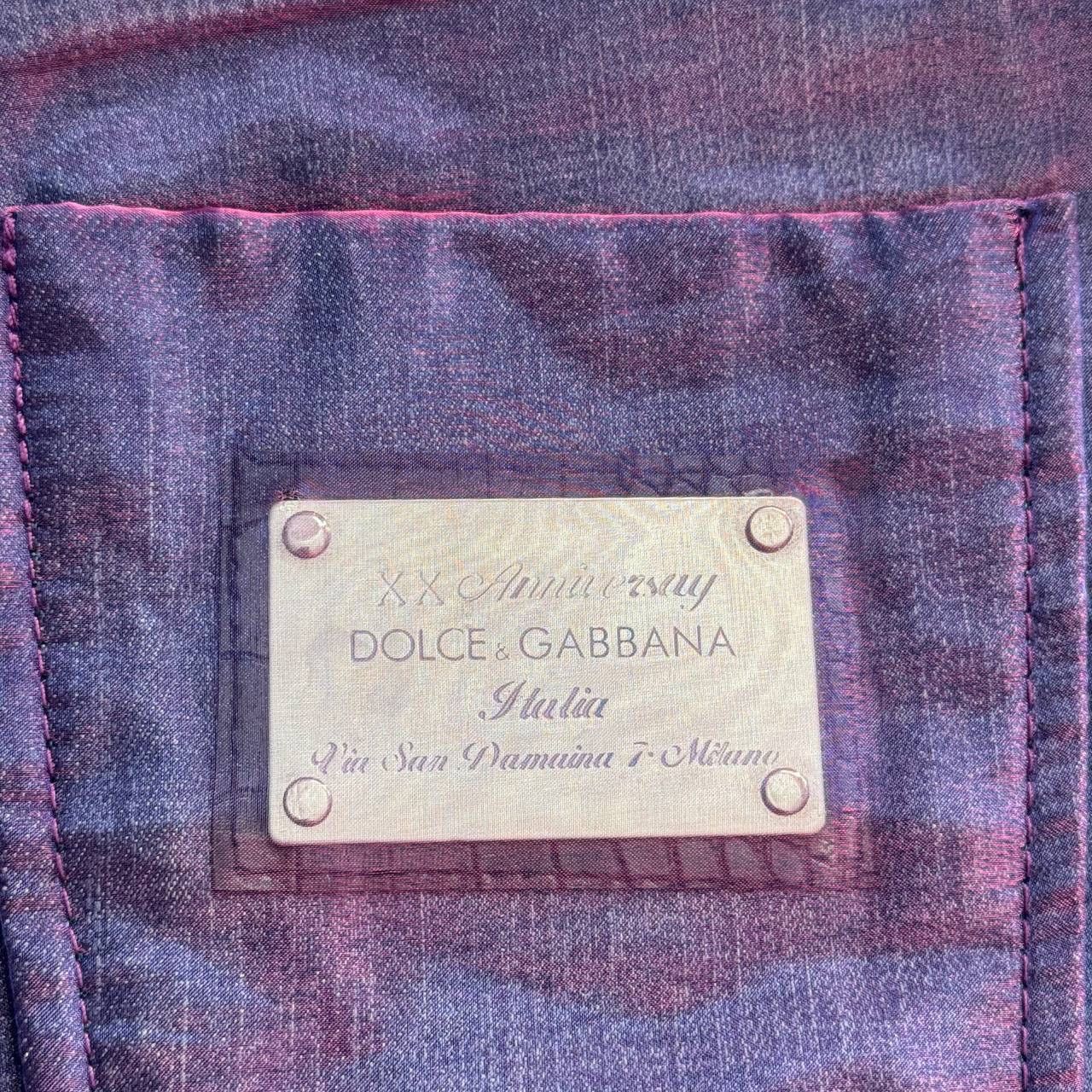 Dolce & Gabbana × Vintage Dolce & Gabbana Vintage Metallic Logo Skirt Size 27" / US 4 / IT 40 - 12 Thumbnail