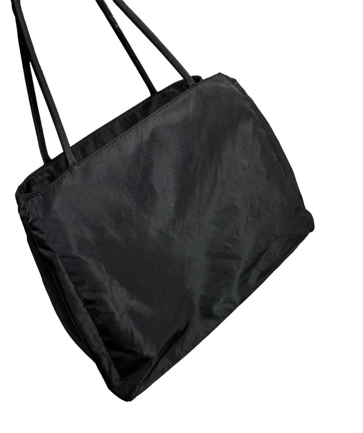 Prada Prada Black Nylon Tote Bag Size ONE SIZE - 3 Thumbnail