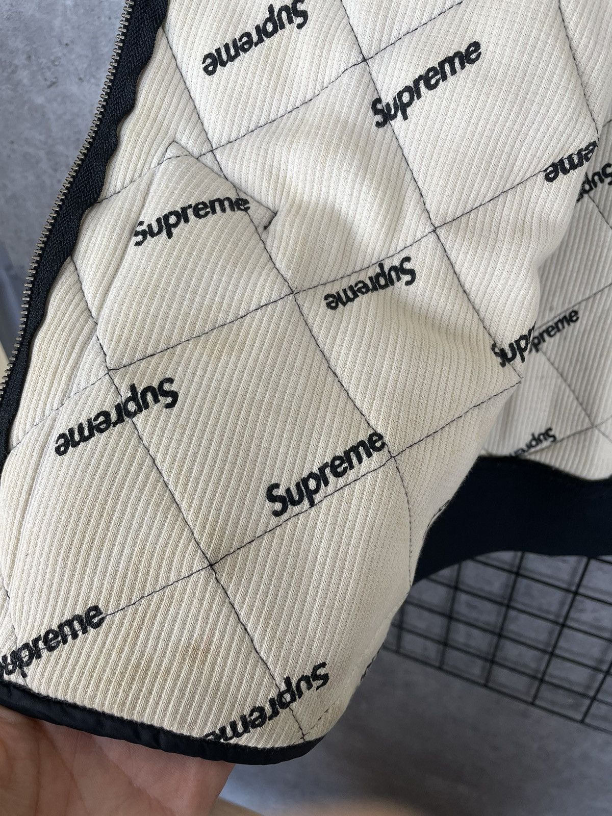 Supreme Dead Prez Quilted Work Jacket | Grailed