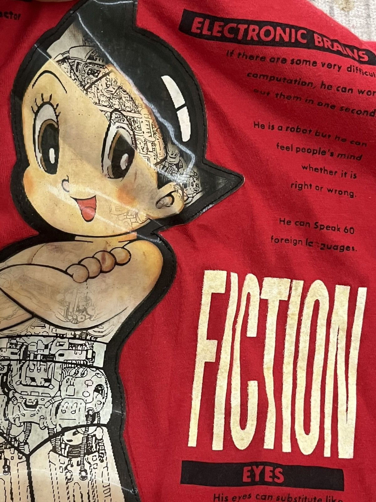 Anime Vintage 80s astro boy 3d picture shirt Size US M / EU 48-50 / 2 - 7 Thumbnail