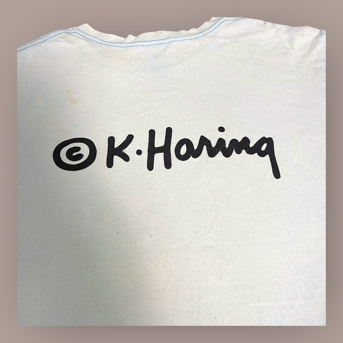 Keith Haring Rare Vintage Keith Haring X Wild Oats Tees Faded Size US M / EU 48-50 / 2 - 4 Thumbnail