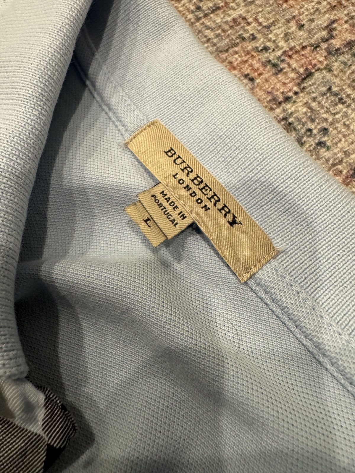 Burberry Burberry Polo Vintage Size US L / EU 52-54 / 3 - 6 Thumbnail