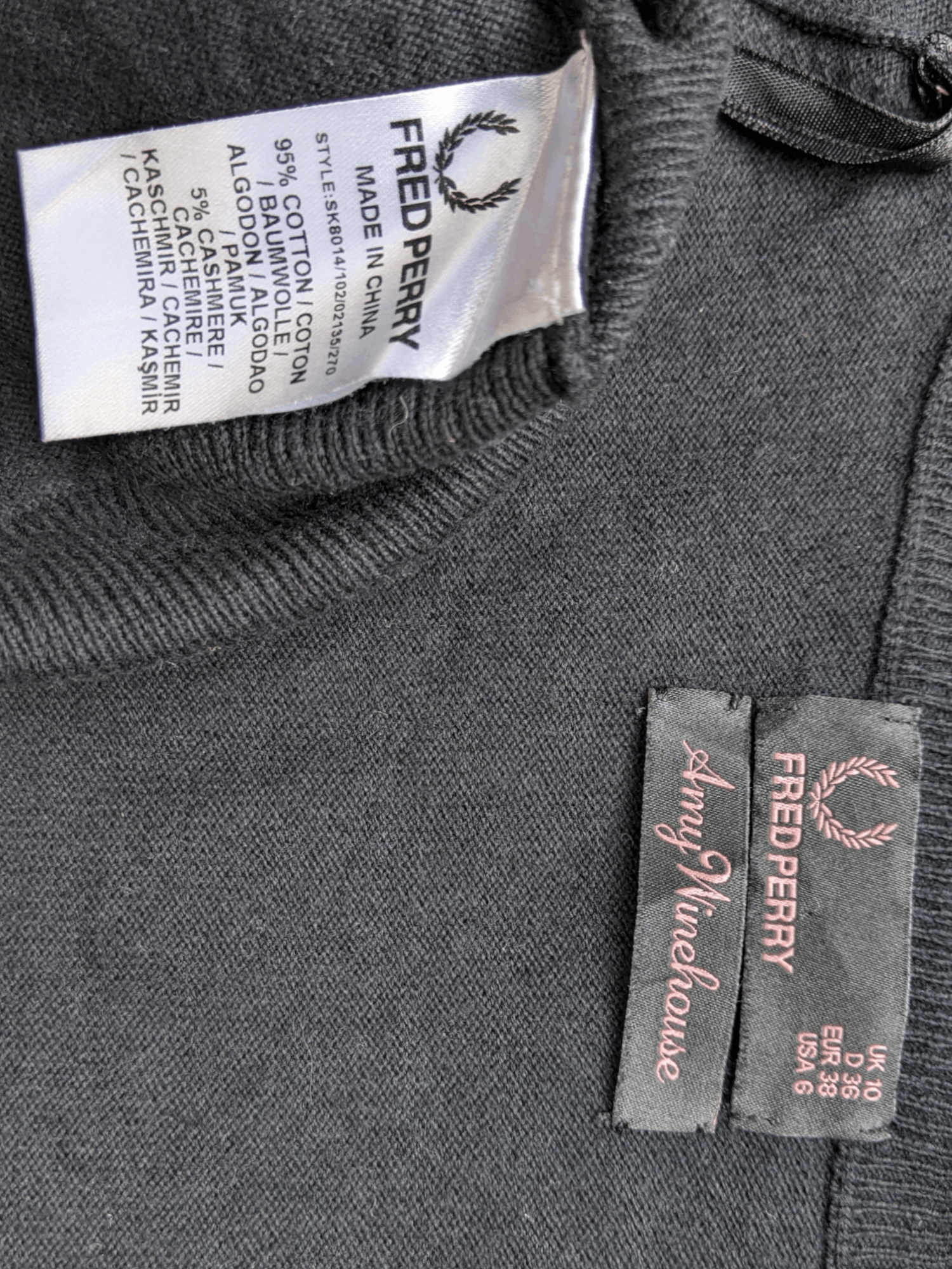 Fred Perry Fred Perry Amy Winehouse Long Jumper Knit Size M / US 6-8 / IT 42-44 - 11 Thumbnail