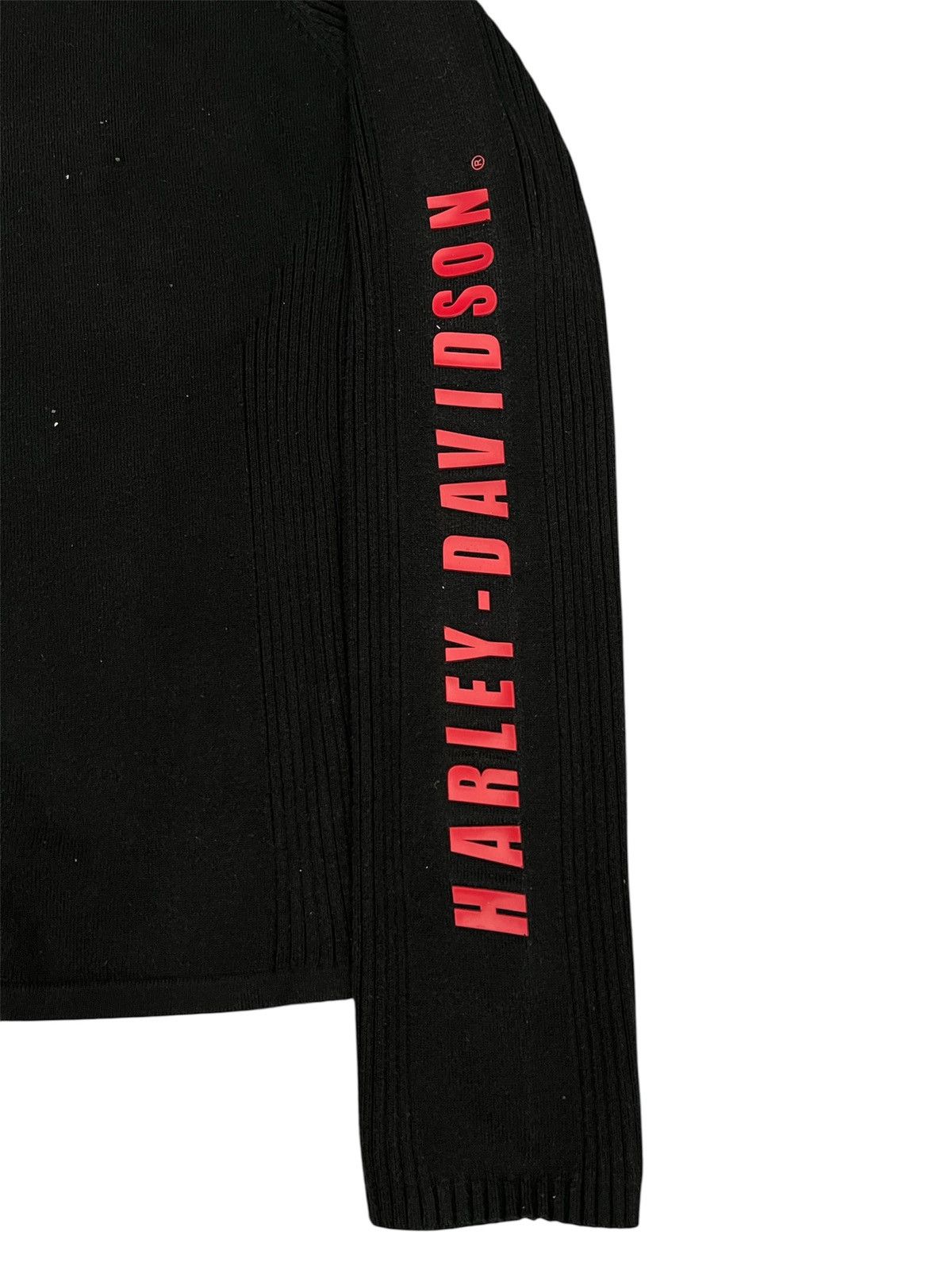 Harley Davidson Y2K Harley-Davidson Ribbed Zip Jacket Size US S / EU 44-46 / 1 - 5 Thumbnail