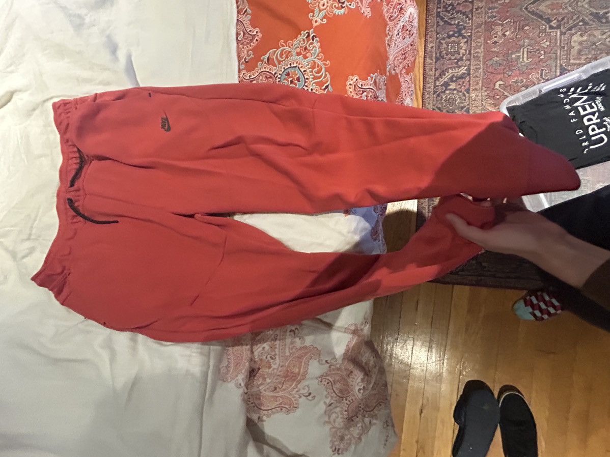 Nike Nike Tech Fleece FULL SUIT “Lobster red” sz M tall top L bot Size US L / EU 52-54 / 3 - 10 Thumbnail