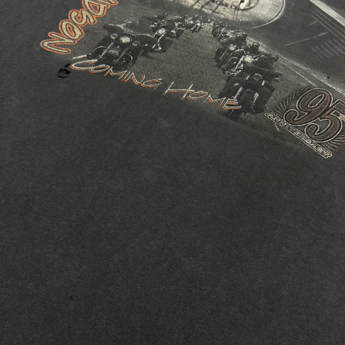 Harley Davidson Vintage 00s Harley Davidson Milwaukee Faded Boxy T-shirt Size US XXL / EU 58 / 5 - 9 Thumbnail
