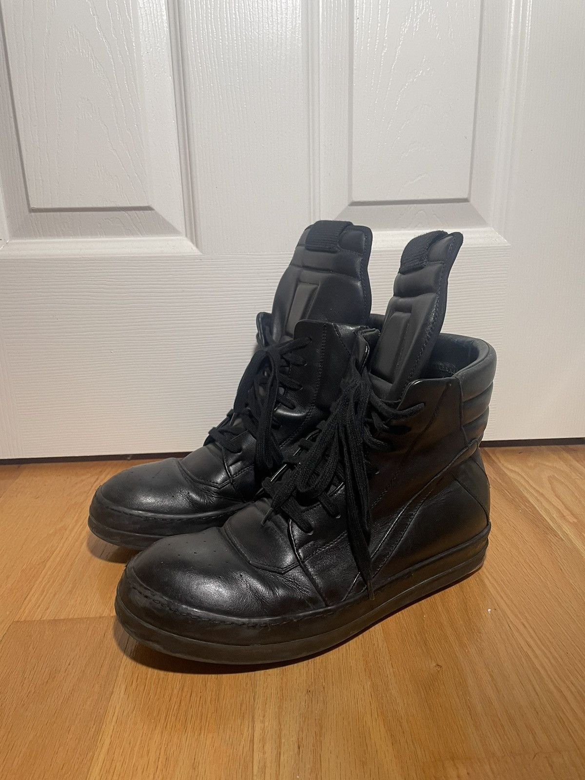 Rick Owens All Black Rick Owens Geo Basket | Grailed