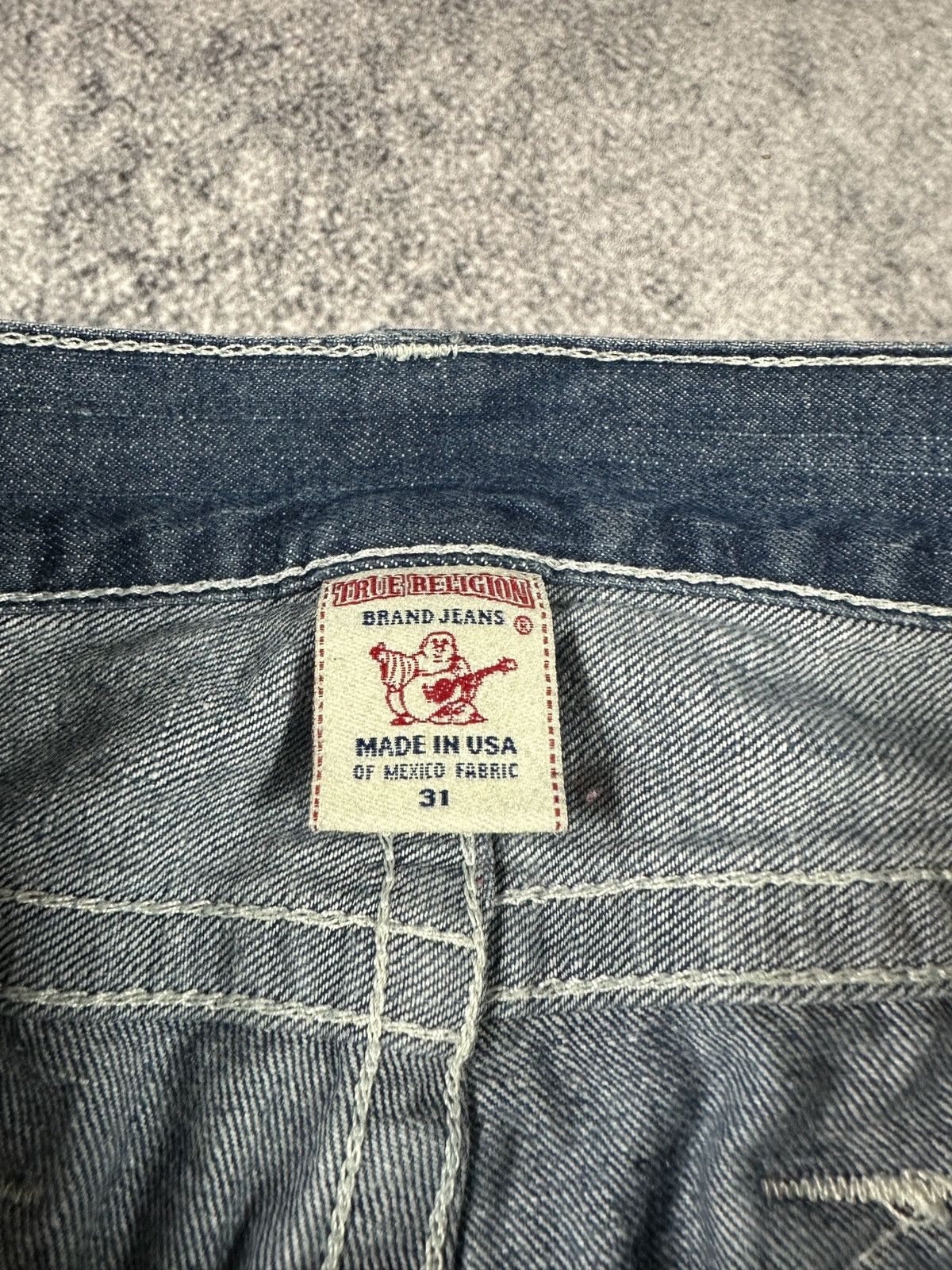 True Religion Y2K vintage true religion jeans denim Streetwear casual hype Size US 31 - 5 Thumbnail