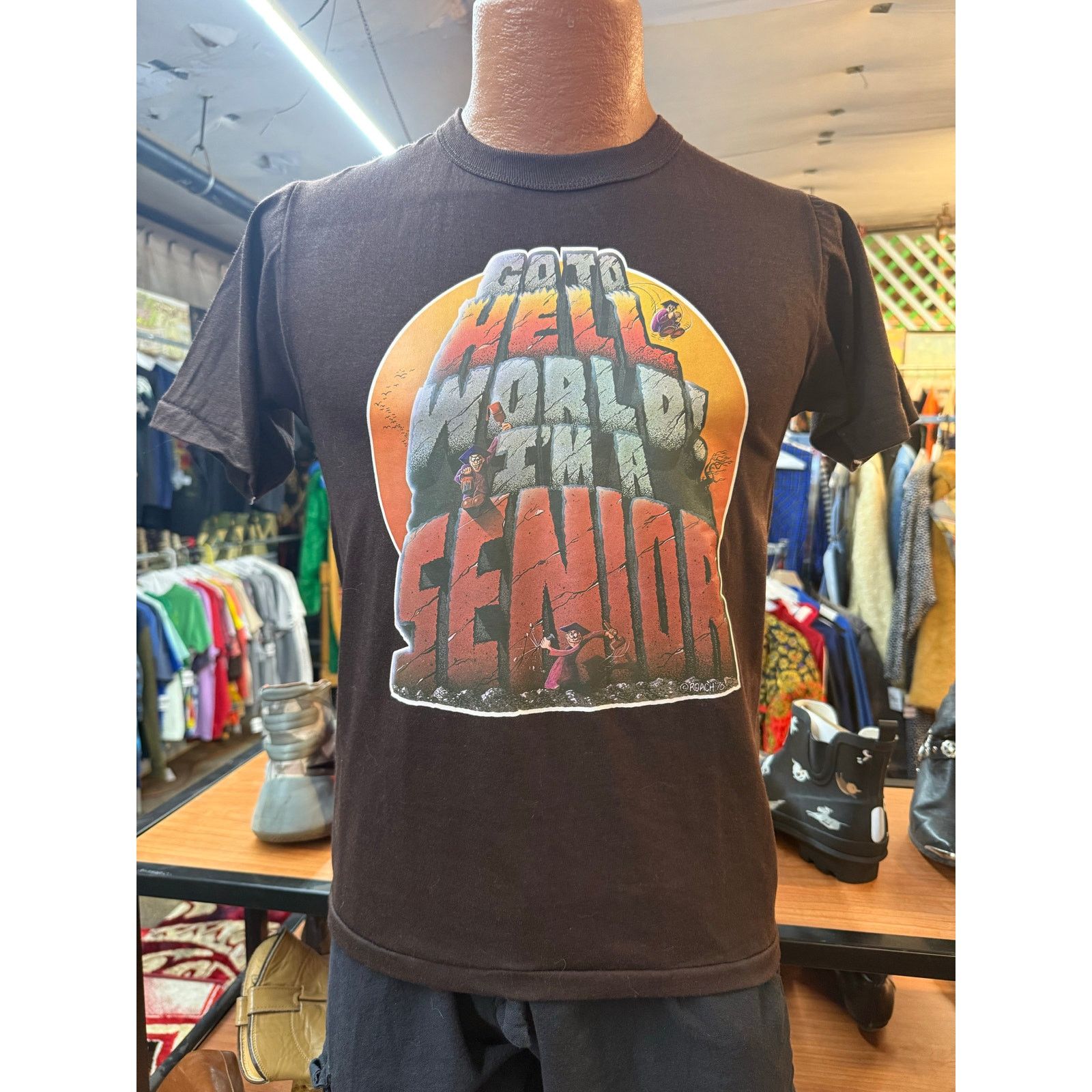 Other True Vintage I am a Senior 70s Size US S / EU 44-46 / 1 - 1 Thumbnail