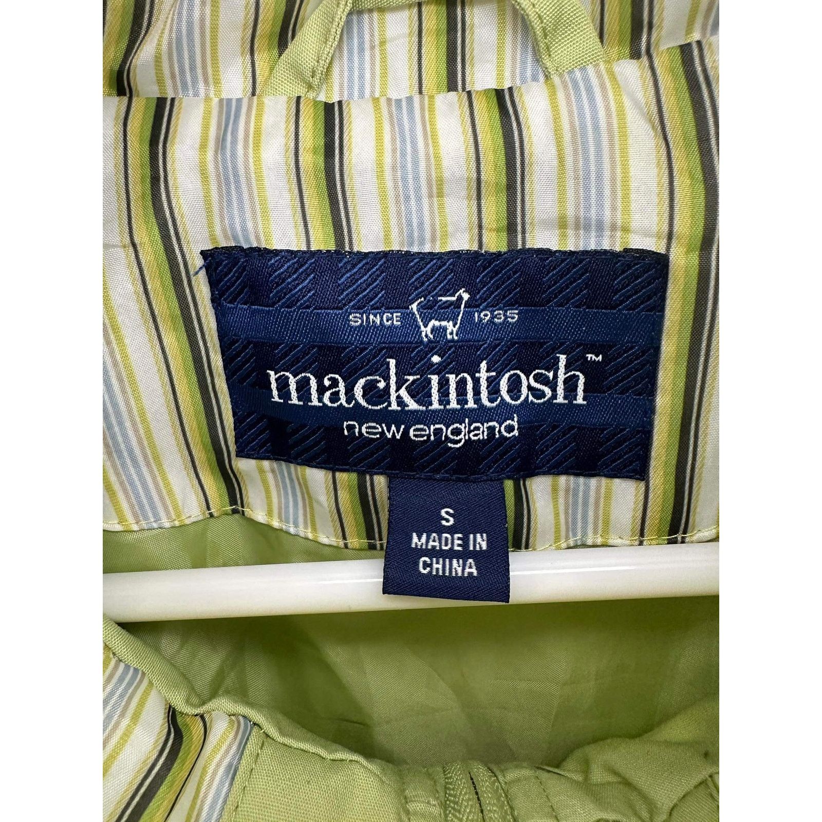 Mackintosh Mackintosh Hooded Rain Jacket Lime Green Women's Small Size S / US 4 / IT 40 - 7 Thumbnail