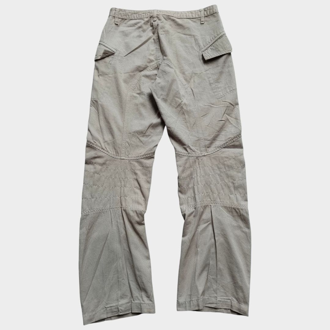 Japanese Brand × Le Grande Bleu (L.G.B.) × Marithe + Francois Girbaud 2000s Marithe + Francois girbaud knee pads biker pant Size US 28 / EU 44 - 2 Thumbnail