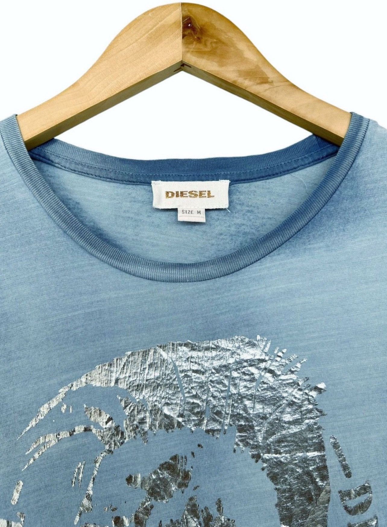 Diesel Diesel Trojan Distressed Big Graphic Tee Size US M / EU 48-50 / 2 - 5 Thumbnail