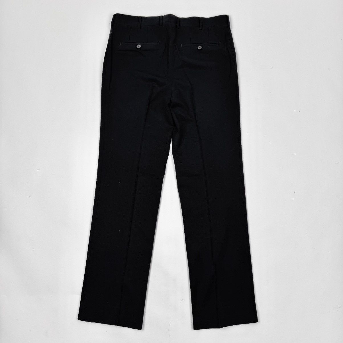 Prada Prada FW2000 Black Stretch-Wool Pleated Suit Trousers/Pants Size US 34 / EU 50 - 6 Thumbnail