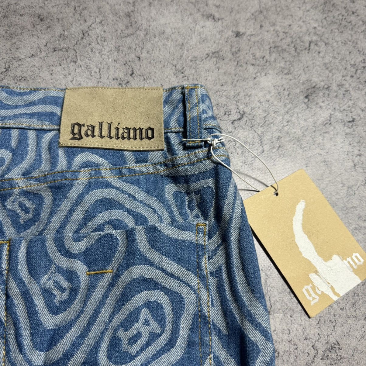 John Galliano NEW Galliano Y2K 00s Mini Shorts Size 28" / US 6 / IT 42 - 7 Thumbnail