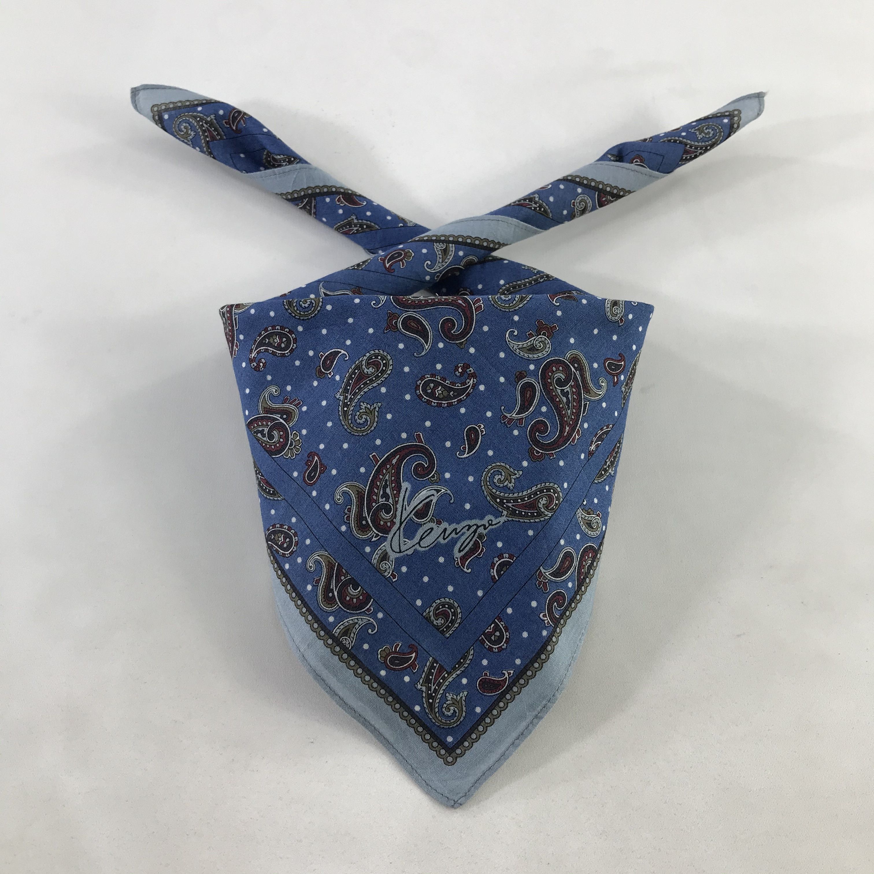 Kenzo × Vintage Kenzo Bandana / Handkerchief / Neckerchief - S1055 Size ONE SIZE - 3 Thumbnail