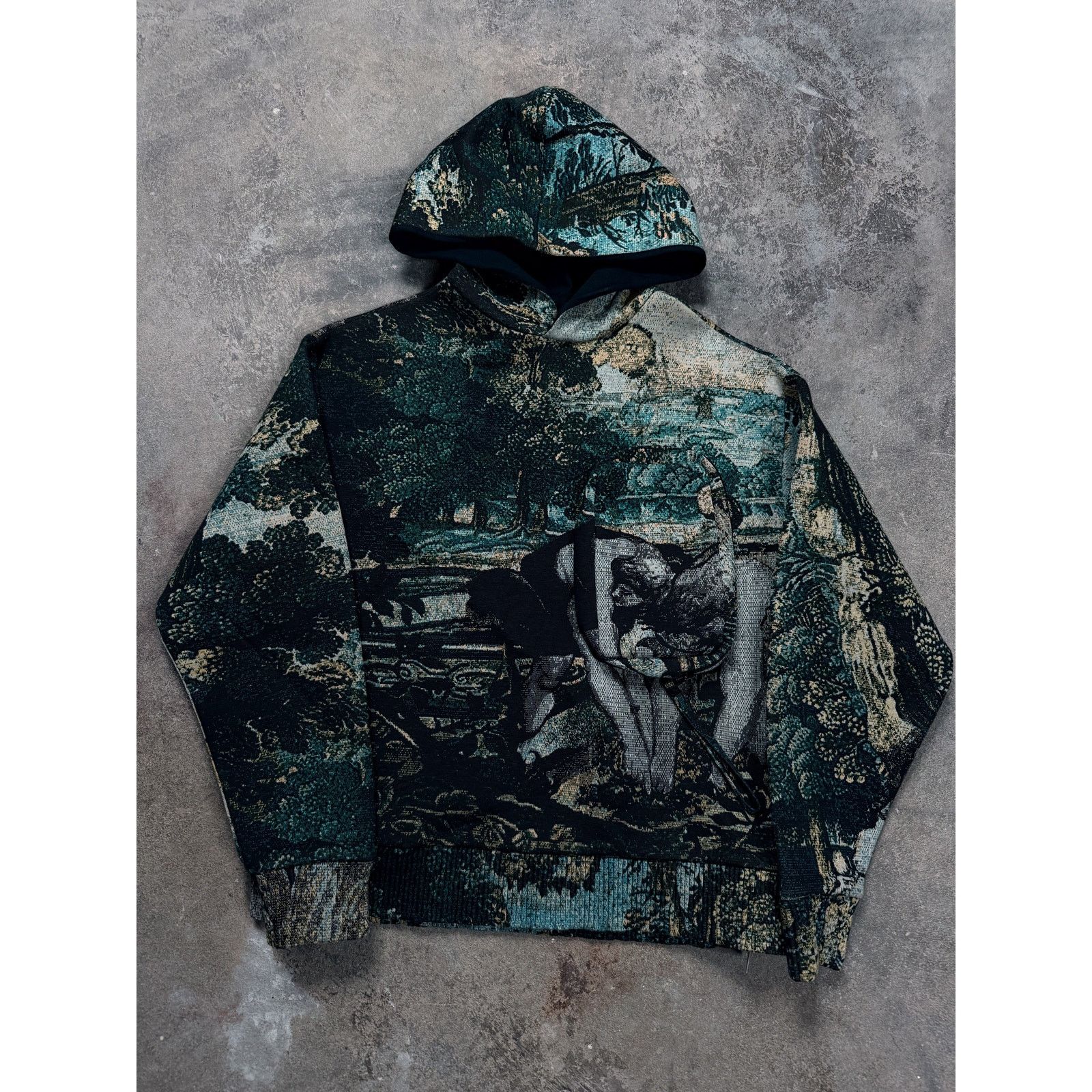 Louis Vuitton LV 2020 Tapestry Hoodie Used Small Size US S / EU 44-46 / 1 - 1 Thumbnail