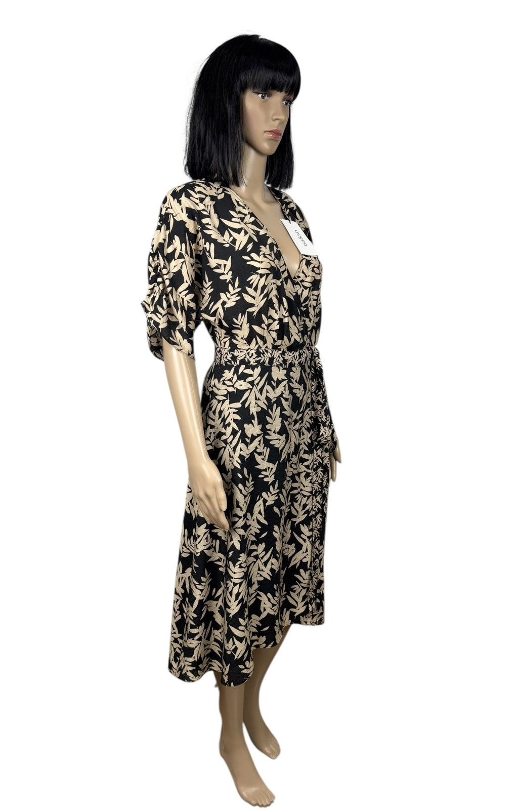 ba&sh Ba&sh Robe Tabby Dress Floral Print Viscose V-Neck size 1 Size S / US 4 / IT 40 - 4 Thumbnail