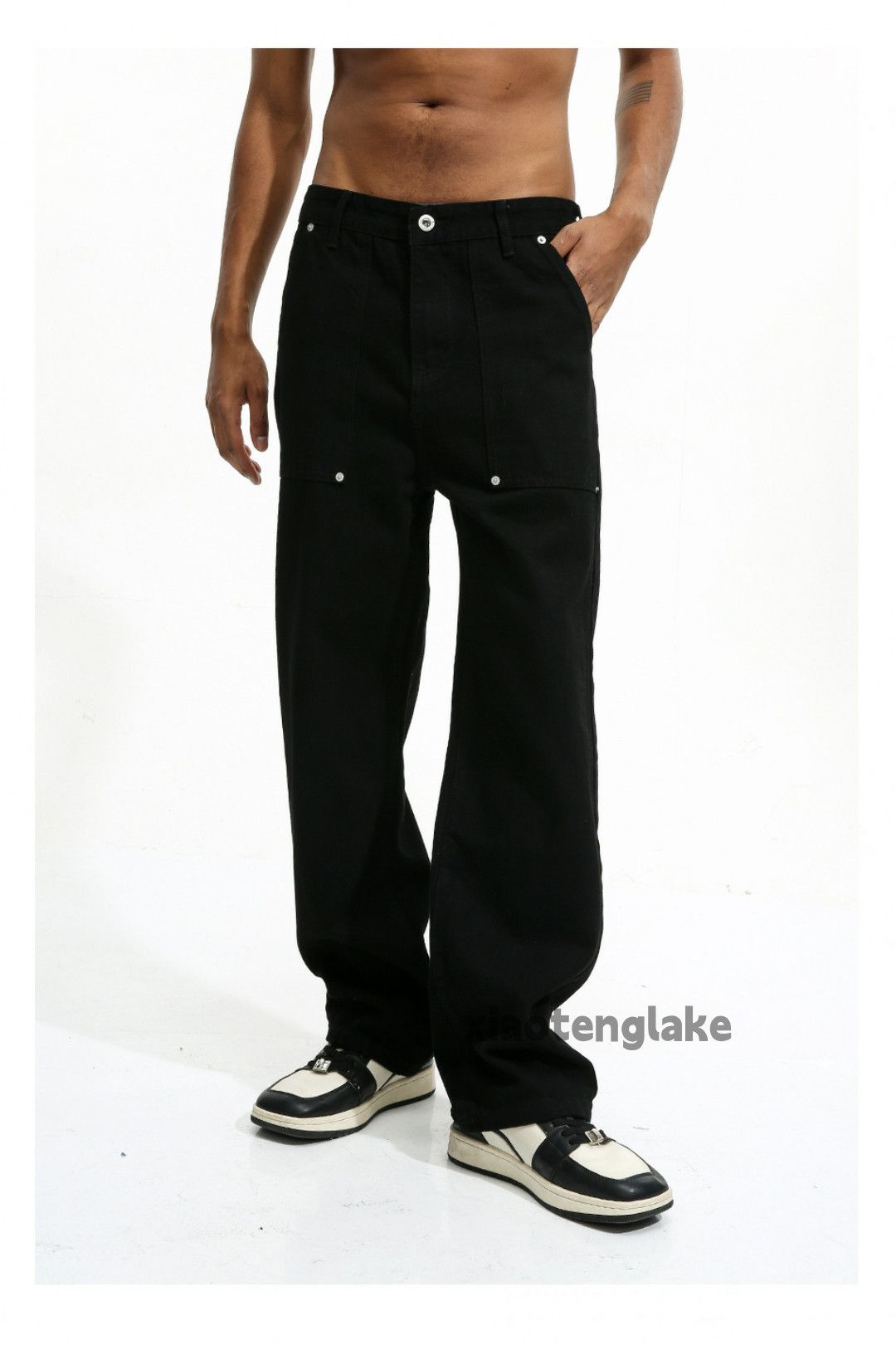 Designer × Japanese Brand × Vintage utility skate hiphop loose baggy carpenter cargo pants Size US 32 / EU 48 - 1 Thumbnail