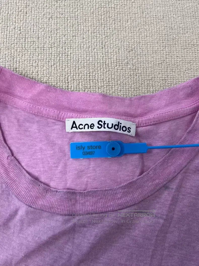 Acne Studios Acne Studios 1996 series vintage logo round neck short-sle Size US M / EU 48-50 / 2 - 4 Thumbnail