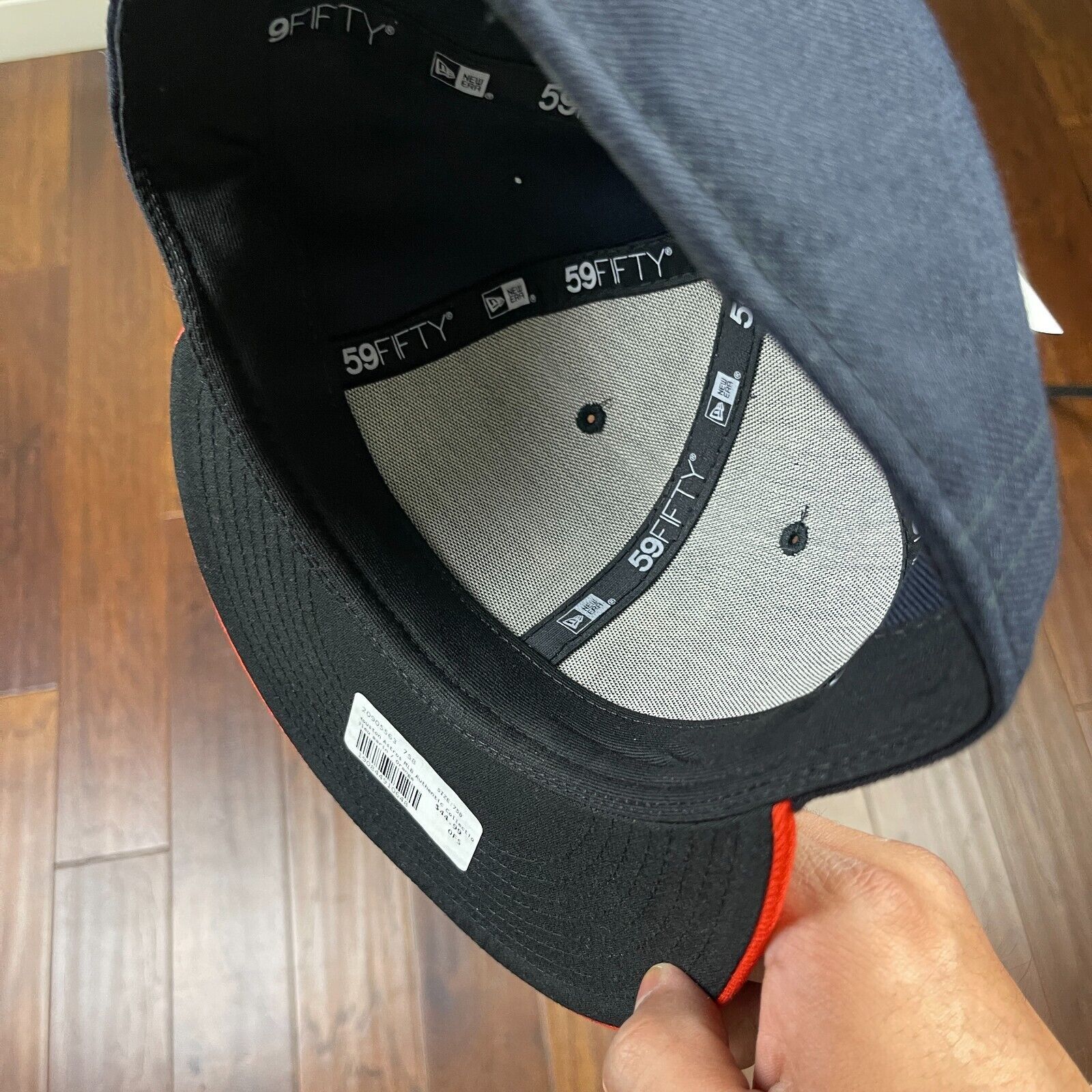 New Era Houston Astros New Era Fitted Hat Baseball Cap size 7 5/8 Size ONE SIZE - 7 Thumbnail