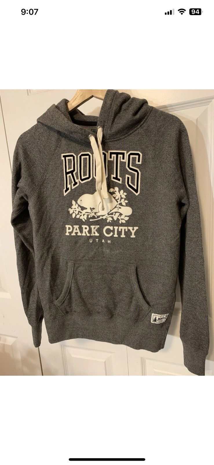 Roots Roots womens sz XS hoodie canada park city utah gray Size XS / US 0-2 / IT 36-38 - 5 Thumbnail