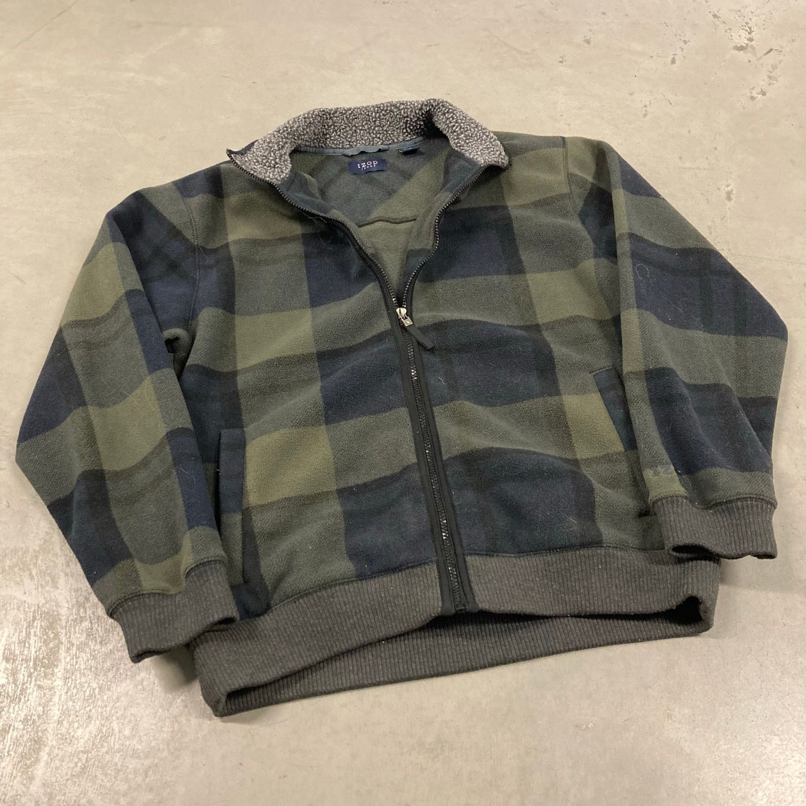 Izod Vintage flannel bomber Jacket Size US XL / EU 56 / 4 - 1 Thumbnail