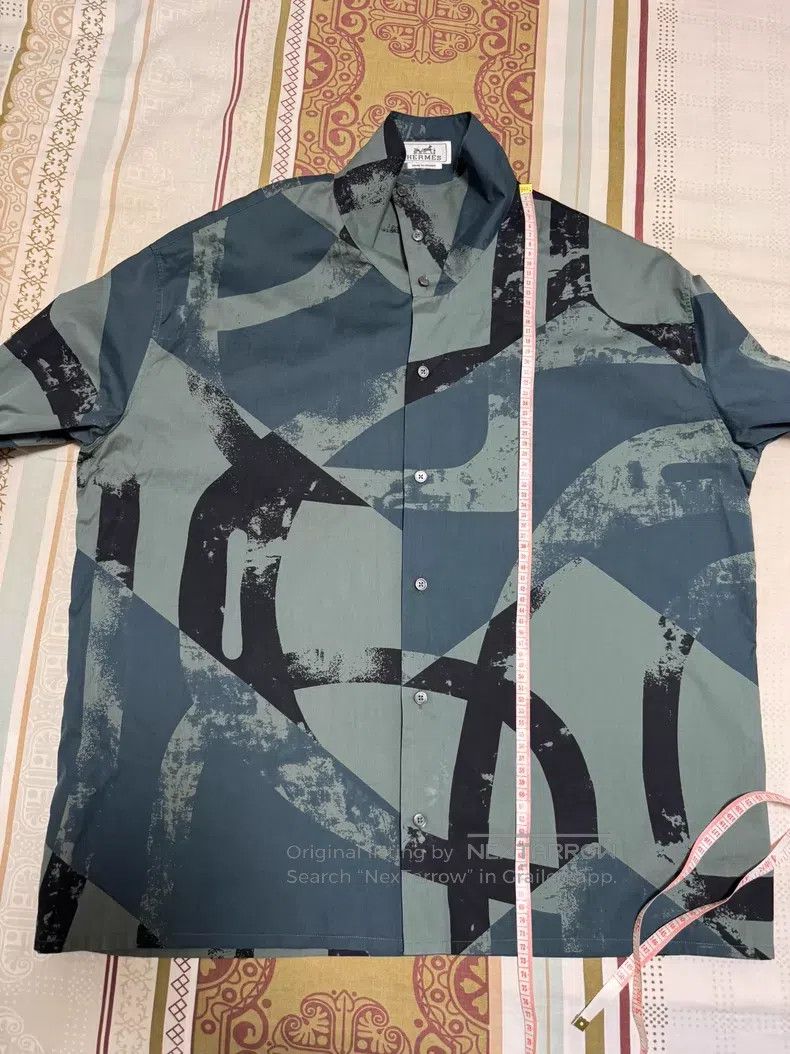 Hermes Hermes Sun Protection Shirt, Shirt Jacket, Classic Pattern Size US XXS / EU 40 - 5 Thumbnail