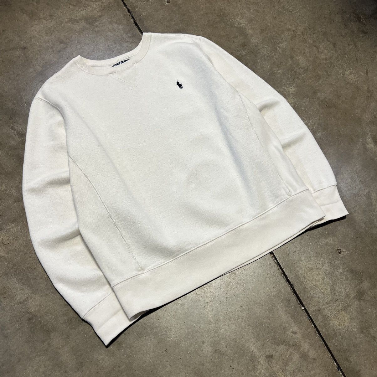 Vintage Vintage Polo Ralph Lauren Crewneck Sweatshirt Pony Logo Y2K Size US L / EU 52-54 / 3 - 2 Thumbnail