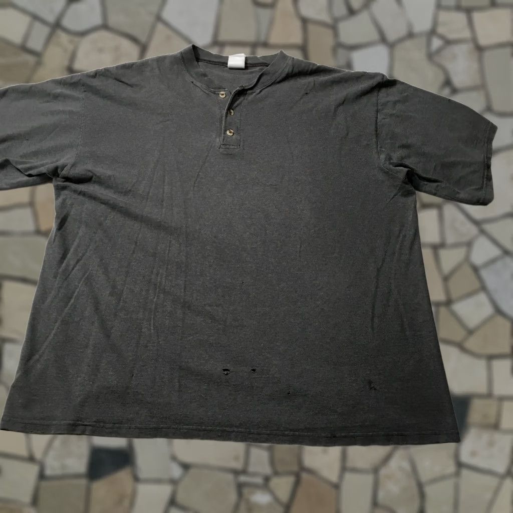Thrasher VINTAGE site apparel Distressed Charcoal Shirt XL pocket Grunge Punk Size US XL / EU 56 / 4 - 1 Thumbnail