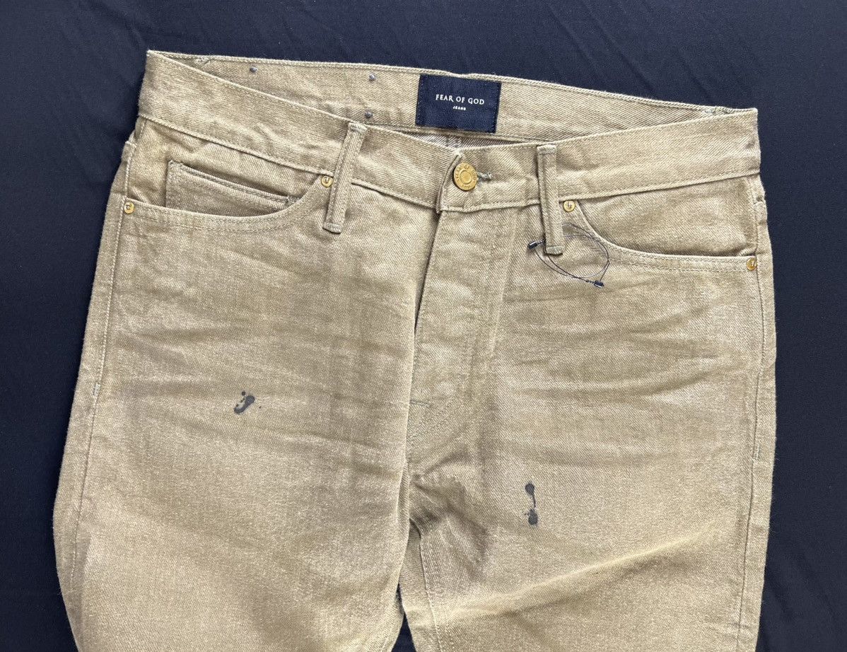 FEAR OF GOD 5TH COLLECTION SELVEDGE VINTAGE GOLD size 31