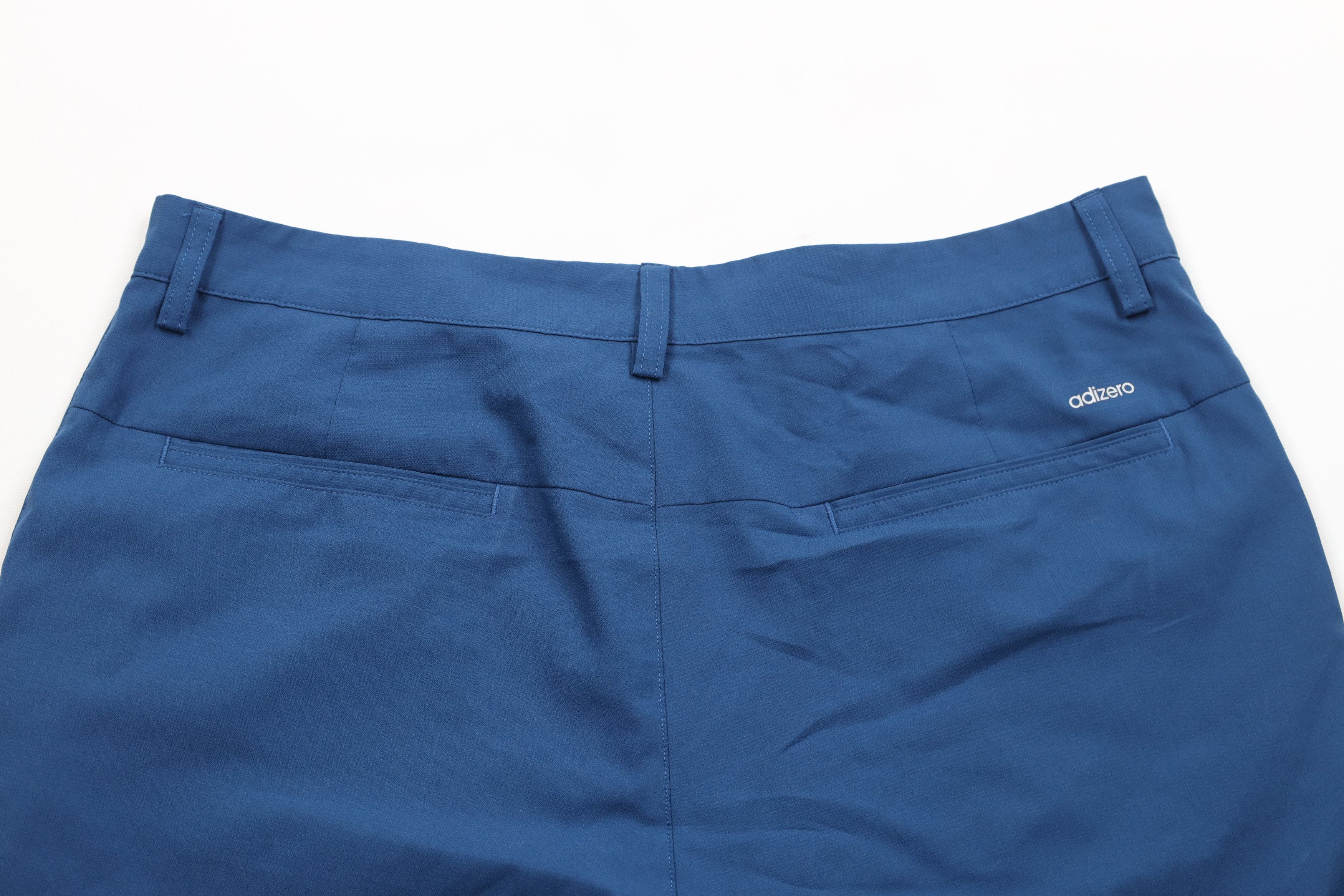 Adidas × Vintage Adidas Golf Adizero Tech Golfing Chino Shorts Blue Polyester Size US 34 / EU 50 - 9 Thumbnail