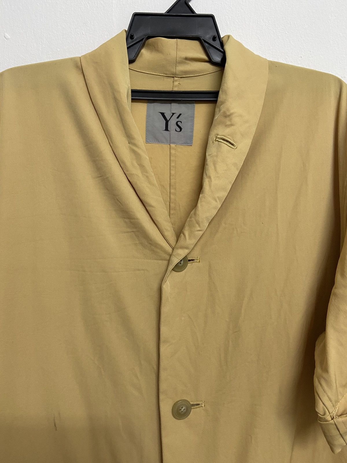 Yohji Yamamoto Y’s Laine Wool Long Oversize Shirt Size US L / EU 52-54 / 3 - 2 Thumbnail