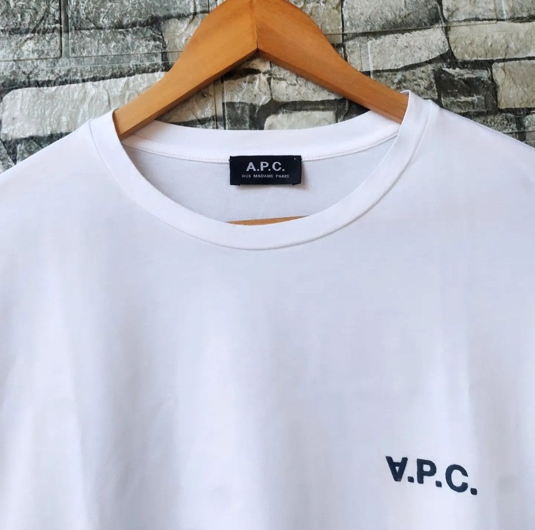 A.P.C. A.P.C Small Logo Long Sleeve Shirt Size US L / EU 52-54 / 3 - 4 Thumbnail