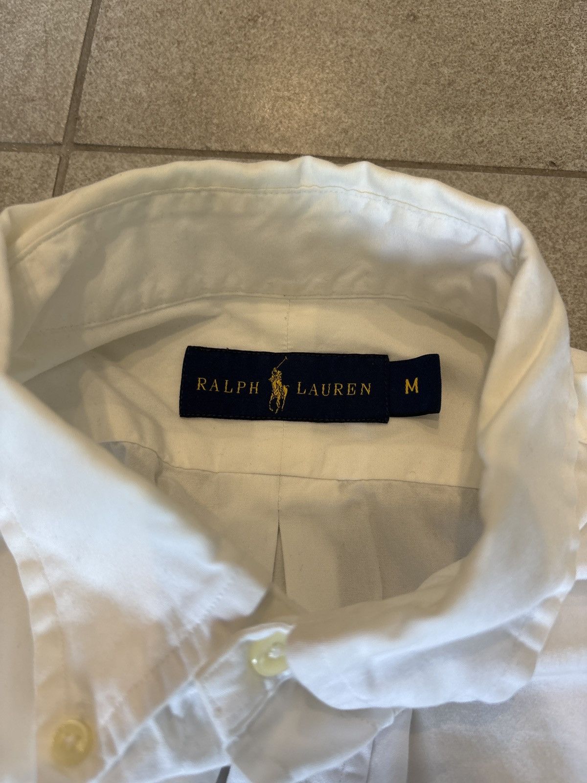 Polo Ralph Lauren Polo Ralph Lauren Slim White Button Up Size US M / EU 48-50 / 2 - 6 Thumbnail