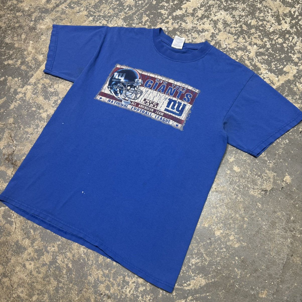 NFL Vintage New York Giants NY Graphic NFL Tshirt Size US M / EU 48-50 / 2 - 2 Thumbnail