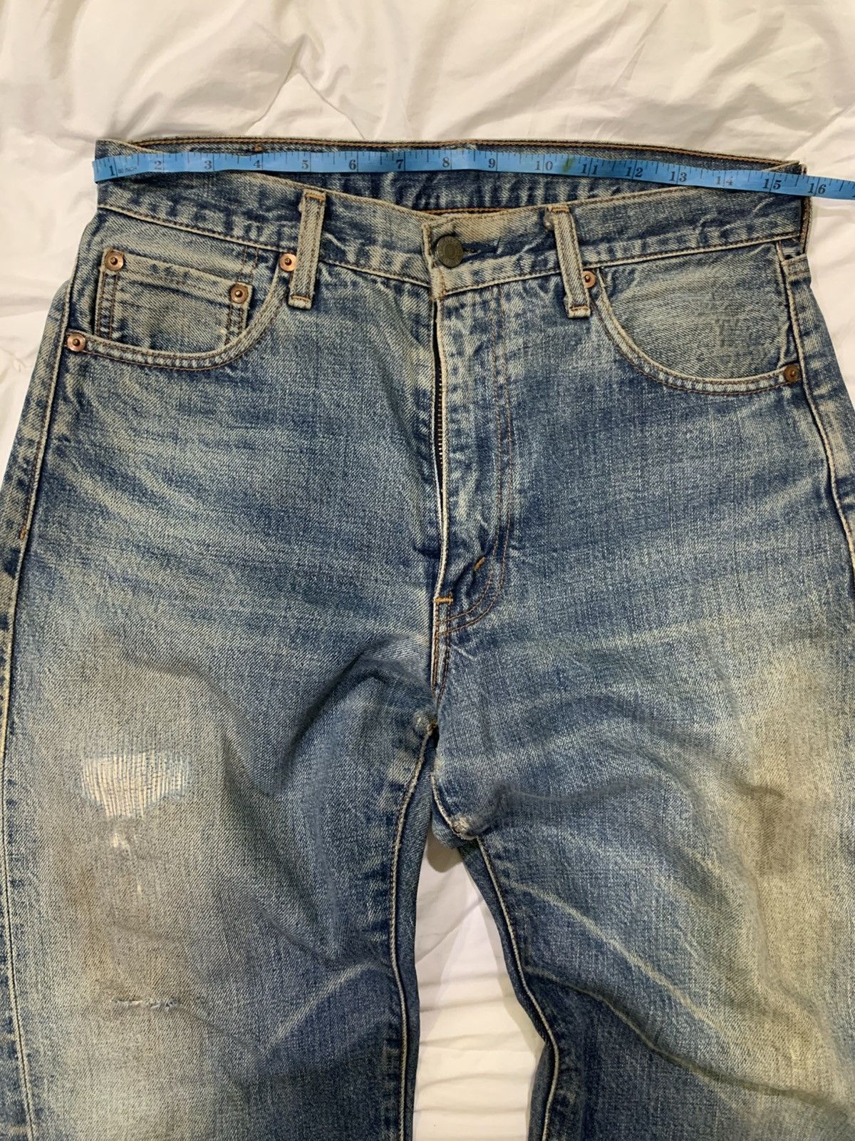 Levi's Vintage Clothing Levis 502 xx Big E Selvedge Japan Size US 31 - 2 Thumbnail